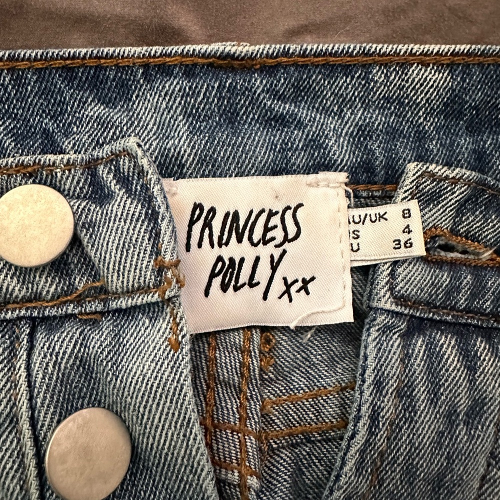 Princess Polly Blue Denim Pants